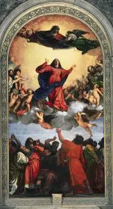 Assumption of the Virgin by Tizian