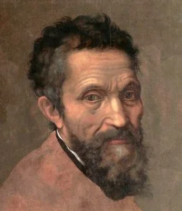 portrait of Michelangelo Buonarroti
