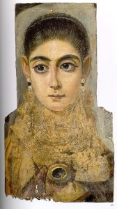 Fayum mummy portrait