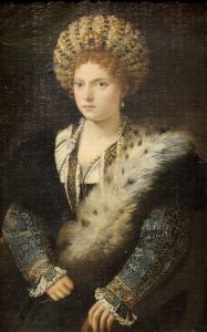 Portrait of Isabella d'Este by Titian