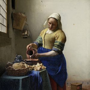 The Milkmaid by Johannes Vermeer