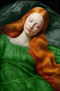 Renaissance style Digital painting portrait