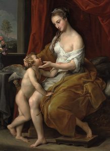 Pompeo Batoni's Venus Caressing Cupid