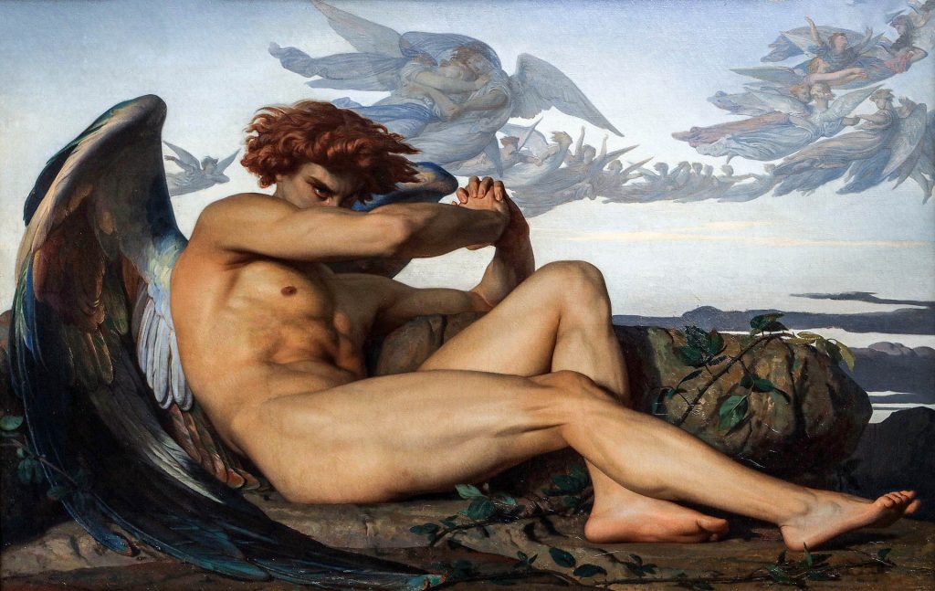 The Fallen Angel painting by Alexandre Cabanel