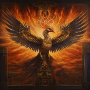 representation of the egyptian phoenix