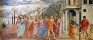The Brancacci Chapel Frescoes by Masaccio (closer)