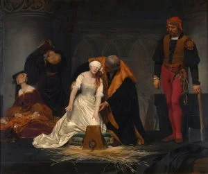The Execution of Lady Jane Grey by Paul Delaroche. 