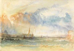 Venice, storm at Sunset by Joseph Mallord William Turner