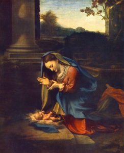 The Adoration of the Child by Correggio