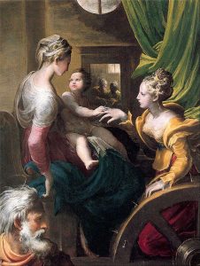 The Mystical Marriage of Saint Catherine by Parmigianino