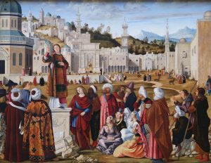 The Sermon of St. Stephen by Vittore Carpaccio