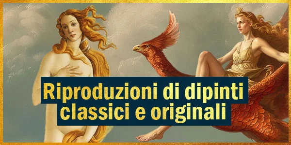 riproduzioni di dipinti classici e originali
