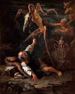 The Temptation of Saint Anthony by Salvator Rosa