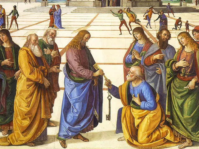 Christ Giving the Keys to St. Peter by Pietro Perugino – A Renaissance Masterpiece