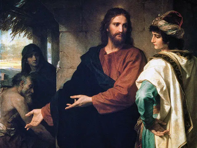 Christ and the Rich Young Ruler by Heinrich Hofmann: A Masterpiece of 19th Century Religious Art