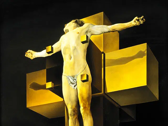 Christ of Saint John of the cross & others Dali Christ paintings