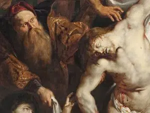 The Descent from the Cross by Peter Paul Rubens details