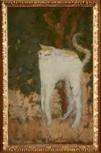 Le Chat Blanc by Pierre Bonnard