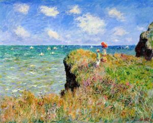 The Cliff Walk at Pourville by Claude Monet