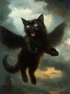 The Dark angel cat