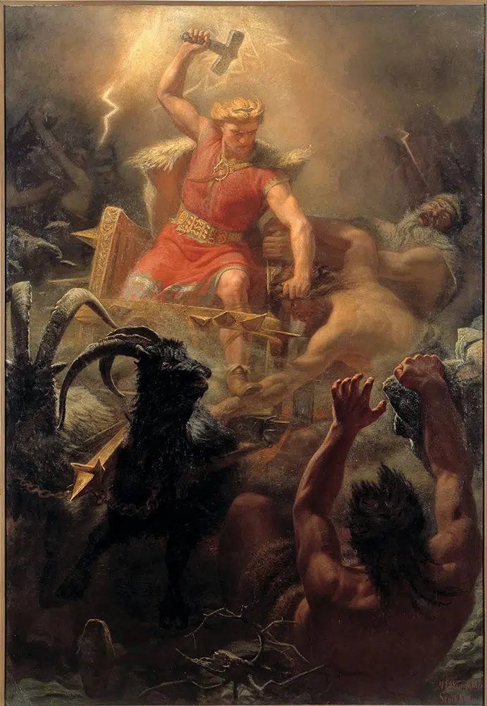 Mårten Eskil Winge - Tor's Fight with the Giants