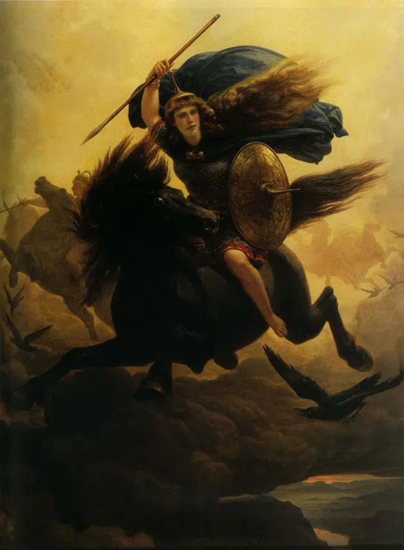 Valkyrie by Peter Nicolai Arbo