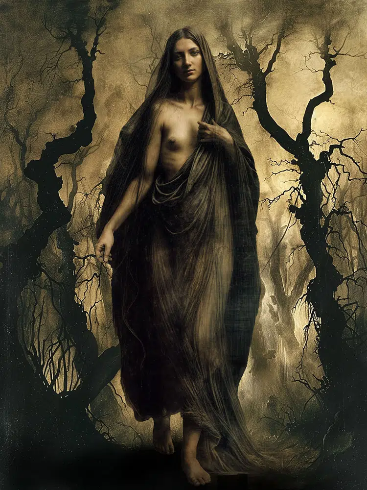 The dark and mysterious Goddess Hel